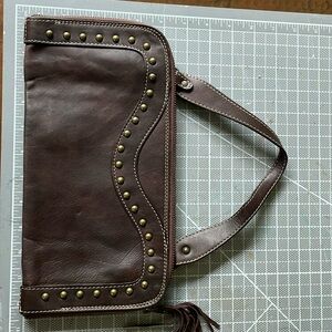 Noa leather bag, made in Italy